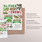 Reptile Joint Siblings Birthday Invitation Editable Template