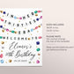 In My Thirties Era Welcome Sign Editable Template, Eras Friendship Bracelet Party Birthday Poster, Thirtieth 30th Birthday Music Gems Board
