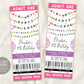 In My Dance Era Ticket Invitation Editable Template
