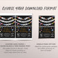 In My Birthday Era Invitation Editable Template, Friendship Bracelet Party Invite, Kids Tween Teen Birthday Girl Eras Music Black Gold Evite