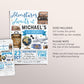 Adventure Awaits Travel Birthday Invitation Editable Template, Boy Around the World Party Invite, Vintage Map Passport Plane Globe Evite