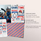 Ice Hockey Joint Siblings Birthday Invitation With Photo Editable Template, Boy Twins Ice Skating Rink Invite, Sport Puck Stick Helmet Evite