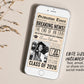 Graduation Vintage Newspaper Invitation Editable Template, Senior Graduation Announcement Party Invite, Grad College High School Evite