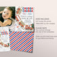 Chugga Two Train Birthday Invitation With Photo Editable Template, Chugga Choo Train 2nd Second  Birthday Boarding Pass Party Invite Evite
