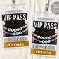 Dance Era VIP Pass Editable Template
