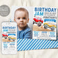 Birthday Monster Jam Birthday Invitation With Photo Editable Template
