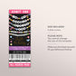 In My Double Digits Era Ticket Invitation Editable Template, Friendship Bracelet Birthday Era Party Invite, Tenth 10th Birthday Tween Eras