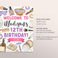 Spa Party Birthday Welcome Sign Editable Template, Pamper Party Facial Mani Pedi Poster, Spa Day Glamour Party Makeover Makeup Glam Banner