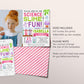 Science Slime Birthday Invitation With Photo Editable Template, Girl Scientist Slime Experiment Party Invite, Professor Science Lab Evite