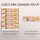 Pie Water Bottle Labels Editable Template, Cutie Pie Birthday Party Bottle Wrapper Drink Tag, Fall Autumn Sweetie Pumpkin Pie Water Label