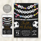 In My Soccer Era Birthday Invitation Editable Template