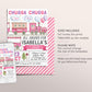 Train Birthday Invitation Editable Template, Girl Chugga Choo Train Boarding Pass Party Invite, All Aboard The Birthday Express Admit One
