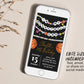 In My Basketball Era Birthday Invitation Editable Template, Basketball Friendship Bracelet Party Invite, Slam Dunk Eras Black Gold Evite