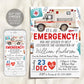 Paramedic EMT Graduation Invitation Editable Template