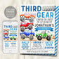 Monster Truck 3rd Birthday Invitation Editable Template