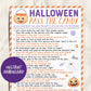 Halloween Pass the Candy Game, Pass the Prize Game, Kids Teens Adults Pass the Present Party Game, Fall Autumn Classroom Office Activities