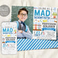 Science Birthday Invitation With Photo Editable Template