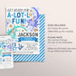 Axolotl Birthday Invitation Editable Template, Boy Axolotl Theme Alotl Fun Party Invite, Under Sea Lake Seashell Starfish Evite Printable