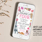 Paris Theme 4th Fourth Birthday Invitation Editable Template, Bonjour To Four Eiffel Tower Party Invite, Oh La La French Parisian Evite