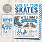 Ice Skating Birthday Invitation Editable Template