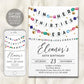 In My Thirties Era Invitation Editable Template