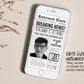 Retirement Newspaper Invitation Editable Template, Retirement Surprise Party Any Job Newspaper Invite, Retire Career Farewell Card Evite