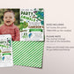 Chameleon Birthday Invitation With Photo Editable Template, Boy Reptile Lizard Party Animal Invite, Kids Chameleons Nature Jungle Evite