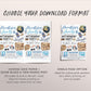 Travel Retirement Invitation Editable Template, Blue Adventure Awaits Retirement Farewell Party Invite, Around The World Airplane Evite