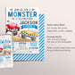 Monster Truck Birthday Invitation Editable Template, Monster Of A Celebration Party Bash Invite, Boy Smash And Crash Evite Any Age Printable