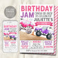 Birthday Monster Jam Birthday Invitation Editable Template