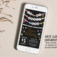 In My Adult Era Invitation With Photo Editable Template, Friendship Bracelet Party Invite, Eighteen 18th Girl Eras Music Black Gold Evite