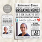 Nurse Retirement Invitation Editable Template