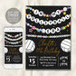 In My Volleyball Era Birthday Invitation Editable Template