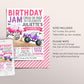 Birthday Monster Jam Birthday Invitation Editable Template, Girl Monster Truck Party Invite, Monster Truck Bash Crush On Over Evite Any Age