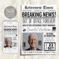 Out Of Office Forever Retirement Invitation Editable Template