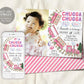 Chugga Two Train Birthday Invitation With Photo Editable Template
