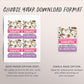 Dinosaur Party ID Badge VIP Pass Editable Template, Girl Paleontologist Dig Site All Access Pass, Fossil Dino Bones Jurassic T-Rex Party