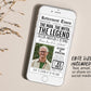 The Man The Myth The Legend Retirement Invitation Editable Template, Funny Retirement Newspaper Surprise Party Invite, Career Farewell Evite