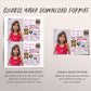Adventure Awaits Travel Birthday Invitation With Photo Editable Template, Girl Around the World Party Invite, Vintage Map Passport Evite