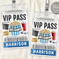 Movie Night VIP Pass Editable Template
