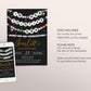 In My Thirties Era Invitation Editable Template, Friendship Bracelet Party Invite, Thirtieth 30th Birthday Girl Eras Music Black Gold Evite