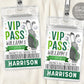 Golf Birthday All Star VIP Pass Editable Template