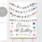 In My Twenties Era Welcome Sign Editable Template
