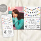 In My Teenage Era With Photo Invitation Editable Template