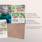 Reptile Birthday Invitation With Photo Editable Template, Boy Slither Hop Crawl Party Invite, Kids Reptiles Creepy Crawly Nature Theme Evite