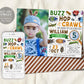Insect Bugs Birthday Invitation With Photo Editable Template