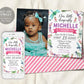 Dragonfly Birthday Invitation With Photo Editable Template