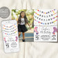 In My Roller Skating Era Birthday Invitation With Photo Editable Template