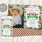 Reptiles Birthday Invitation With Photo Editable Template