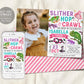Reptile Birthday Invitation With Photo Editable Template